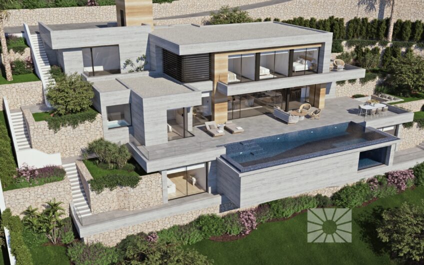 Modern villa in the exclusive plot